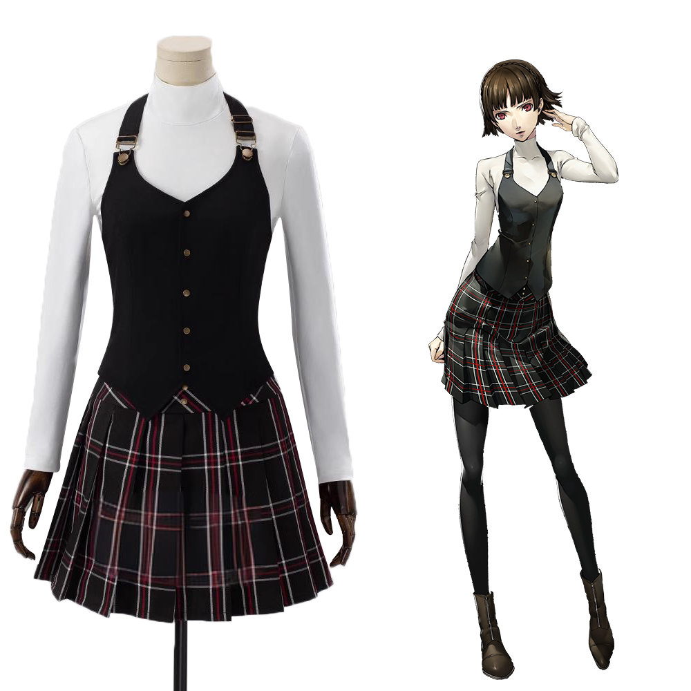 Persona5: The Phantom X P5 Queen Makoto Niijima Cosplay Costume